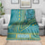 African Dashiki Blanket Luxury Teal