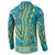 African Dashiki Button Sweatshirt Luxury Teal LT7 - Wonder Print Shop