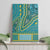 African Dashiki Canvas Wall Art Luxury Teal LT7 - Wonder Print Shop