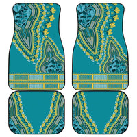 African Dashiki Car Mats Luxury Teal LT7 - Wonder Print Shop