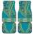 African Dashiki Car Mats Luxury Teal LT7 - Wonder Print Shop