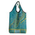 African Dashiki Grocery Bag Luxury Teal