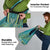 African Dashiki Grocery Bag Luxury Teal