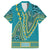 African Dashiki Hawaiian Shirt Luxury Teal - Wonder Print Shop