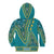African Dashiki Kid Hoodie Luxury Teal - Wonder Print Shop