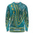 African Dashiki Long Sleeve Shirt Luxury Teal - Wonder Print Shop