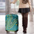 African Dashiki Luggage Cover Luxury Teal - Wonder Print Shop
