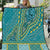 African Dashiki Quilt Luxury Teal - Wonder Print Shop