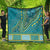 African Dashiki Quilt Luxury Teal - Wonder Print Shop