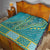 African Dashiki Quilt Luxury Teal - Wonder Print Shop