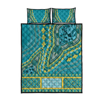 African Dashiki Quilt Bed Set Luxury Teal - Wonder Print Shop