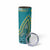 African Dashiki Skinny Tumbler Luxury Teal - Wonder Print Shop