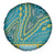 African Dashiki Spare Tire Cover Luxury Teal - Wonder Print Shop