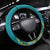 African Dashiki Steering Wheel Cover Luxury Teal - Wonder Print Shop
