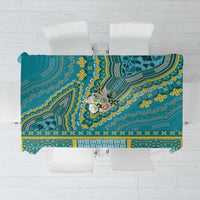 African Dashiki Tablecloth Luxury Teal - Wonder Print Shop