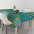 African Dashiki Tablecloth Luxury Teal - Wonder Print Shop