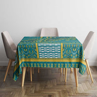 African Dashiki Tablecloth Luxury Teal - Wonder Print Shop