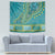 African Dashiki Tapestry Luxury Teal - Wonder Print Shop