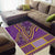 African Dashiki Area Rug Luxury Violet LT7 - Wonder Print Shop