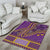 African Dashiki Area Rug Luxury Violet LT7 - Wonder Print Shop
