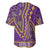 African Dashiki Baseball Jersey Luxury Violet LT7 - Wonder Print Shop