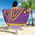 African Dashiki Beach Blanket Luxury Violet LT7 - Wonder Print Shop