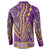 African Dashiki Button Sweatshirt Luxury Violet LT7 - Wonder Print Shop