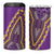 African Dashiki 4 in 1 Can Cooler Tumbler Luxury Violet LT7 - Wonder Print Shop