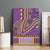 African Dashiki Canvas Wall Art Luxury Violet LT7 - Wonder Print Shop