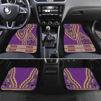 African Dashiki Car Mats Luxury Violet LT7 - Wonder Print Shop