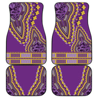African Dashiki Car Mats Luxury Violet LT7 - Wonder Print Shop