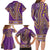 African Dashiki Family Matching Long Sleeve Bodycon Dress and Hawaiian Shirt Luxury Violet LT7 - Wonder Print Shop