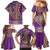 African Dashiki Family Matching Mermaid Dress and Hawaiian Shirt Luxury Violet LT7 - Wonder Print Shop