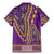 African Dashiki Family Matching Mermaid Dress and Hawaiian Shirt Luxury Violet LT7 - Wonder Print Shop