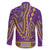 African Dashiki Family Matching Mermaid Dress and Hawaiian Shirt Luxury Violet LT7 - Wonder Print Shop