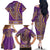 African Dashiki Family Matching Off The Shoulder Long Sleeve Dress and Hawaiian Shirt Luxury Violet - Wonder Print Shop