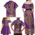 African Dashiki Family Matching Off Shoulder Maxi Dress and Hawaiian Shirt Luxury Violet LT7 - Wonder Print Shop