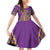 African Dashiki Family Matching Off Shoulder Short Dress and Hawaiian Shirt Luxury Violet LT7 - Wonder Print Shop