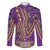 African Dashiki Family Matching Puletasi and Hawaiian Shirt Luxury Violet - Wonder Print Shop