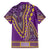 African Dashiki Family Matching Tank Maxi Dress and Hawaiian Shirt Luxury Violet - Wonder Print Shop