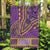 African Dashiki Garden Flag Luxury Violet - Wonder Print Shop