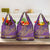 African Dashiki Grocery Bag Luxury Violet