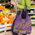 African Dashiki Grocery Bag Luxury Violet