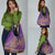 African Dashiki Grocery Bag Luxury Violet