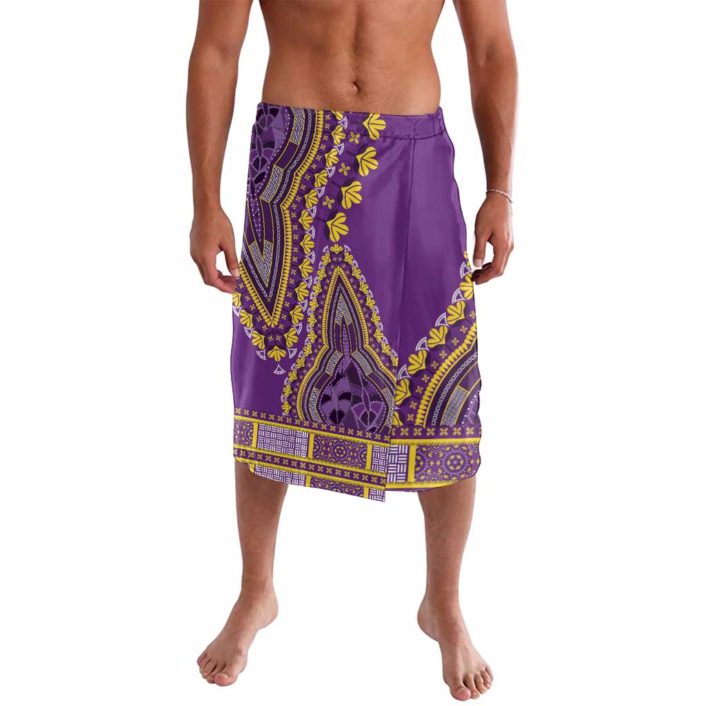 African Dashiki Lavalava Luxury Violet - Wonder Print Shop