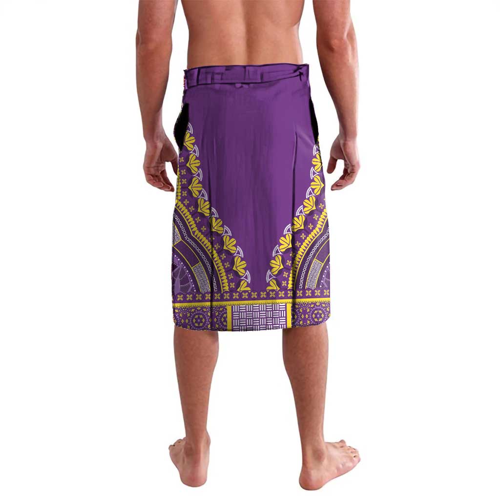 African Dashiki Lavalava Luxury Violet - Wonder Print Shop