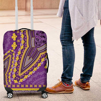 African Dashiki Luggage Cover Luxury Violet - Wonder Print Shop