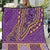 African Dashiki Quilt Luxury Violet - Wonder Print Shop