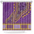 African Dashiki Shower Curtain Luxury Violet