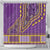African Dashiki Shower Curtain Luxury Violet